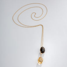 Charger l'image dans la galerie, Collier or jaune en négligé en pierres fines