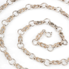 Charger l'image dans la galerie, Sautoir en argent de la maison  Hermes nœuds marin,modèle Audierne