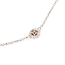 Charger l'image dans la galerie, Collier en or gris ornée de 5 diamants entourés de plus petit diamant