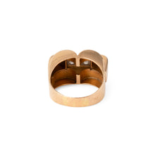 Charger l'image dans la galerie, Bague Tank en or jaune et diamants