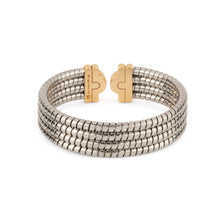 Charger l'image dans la galerie, Bracelet de la Maison Bvlgari,collection Parentesi en acier et or jaune