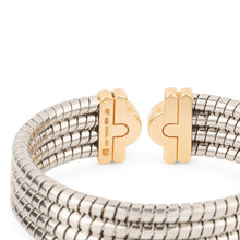 Charger l'image dans la galerie, Bracelet de la Maison Bvlgari,collection Parentesi en acier et or jaune