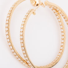 Charger l'image dans la galerie, Créoles en diamants sur or jaune