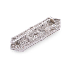 Charger l'image dans la galerie, Broche en platine et diamants