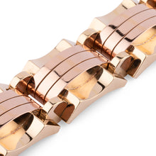 Charger l'image dans la galerie, Bracelet tank or jaune et rose