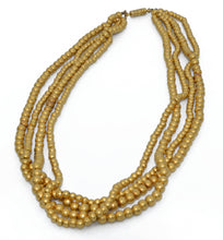 Charger l'image dans la galerie, Collier Marseillais or jaune 4 rangs