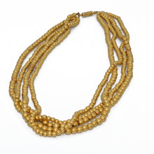 Charger l'image dans la galerie, Collier Marseillais or jaune 4 rangs