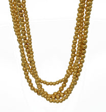 Charger l'image dans la galerie, Collier Marseillais or jaune 4 rangs