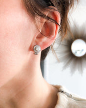 Charger l'image dans la galerie, Boucles d'oreilles en diamants et platine