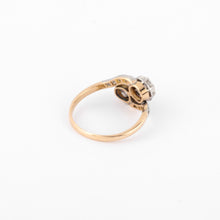 Charger l'image dans la galerie, Bague Toi & Moi en diamant platine et or