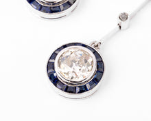 Charger l'image dans la galerie, Négligé en saphirs et diamants taille ancienne