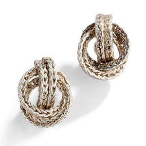 Paire de boucle d’oreille en n a regent collection vendome de la maison Hermès