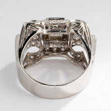Charger l&#39;image dans la galerie, Bague platine et diamant Art Déco

