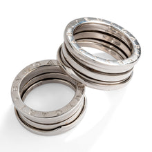 Charger l&#39;image dans la galerie, Bague de la maison Bvlgari, collection B.Zero1 moyen modèle en or gris
