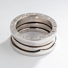 Charger l&#39;image dans la galerie, Bague de la maison Bvlgari, collection B.Zero1 moyen modèle en or gris

