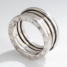 Charger l&#39;image dans la galerie, Bague de la maison Bvlgari, collection B.Zero1 moyen modèle en or gris
