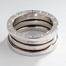 Charger l&#39;image dans la galerie, Bague de la maison Bvlgari, collection B.Zero1 moyen modèle en or gris
