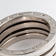 Charger l&#39;image dans la galerie, Bague de la maison Bvlgari, collection B.Zero1 moyen modèle en or gris
