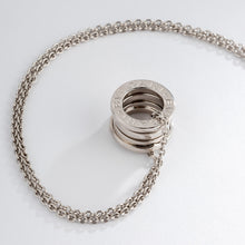 Charger l&#39;image dans la galerie, Collier de la maison Bvlgari, collection B.Zero1 en or gris
