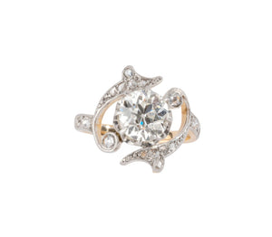 Bague solitaire Napoléon III