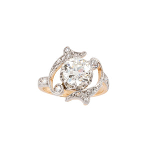 Bague solitaire Napoléon III