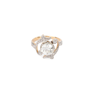 Bague solitaire Napoléon III