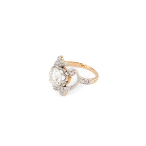 Bague solitaire Napoléon III
