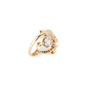 Bague solitaire Napoléon III