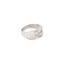 Charger l&#39;image dans la galerie, Bague Art Déco en platine et  diamant
