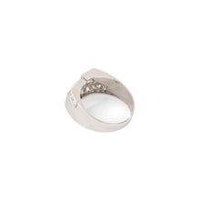 Charger l&#39;image dans la galerie, Bague Art Déco en platine et  diamant
