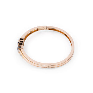 Bracelet or rose saphirs et diamants