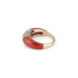 Bague Van Cleef &amp; Arpels, collection Philippine en corail