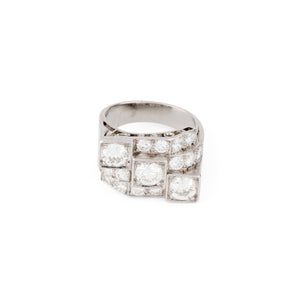 Bague en platine Art Déco