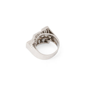 Bague en platine Art Déco