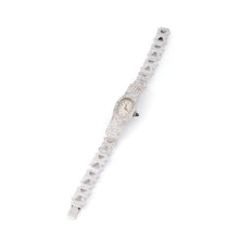 Charger l&#39;image dans la galerie, Montre platine et diamants Art Déco
