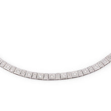 Charger l&#39;image dans la galerie, Collier en or gris et diamant
