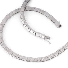 Charger l&#39;image dans la galerie, Collier en or gris et diamant
