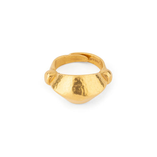 Bague en or 22k du créateur grec Ilias Lalaounis.