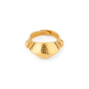 Bague en or 22k du créateur grec Ilias Lalaounis.