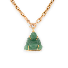 Charger l&#39;image dans la galerie, Pendentif représentant un Bouddha sculpté en l&#39;aventurine
