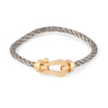 Bracelet de la maison Fred force 10 en or et acier