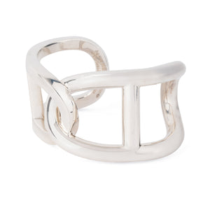 Bracelet jonc  en argent de la maison Hermès