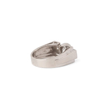 Charger l&#39;image dans la galerie, Bague platine Art déco et diamant
