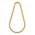 Collier en boules d'or jaunes ciselées de la maison Lalaounis