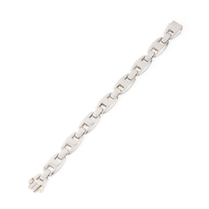 Bracelet en argent de la Maison Hermès du modèle Cassiopé