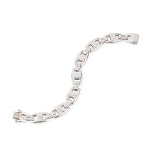 Bracelet en argent de la Maison Hermès du modèle Cassiopé