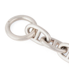 Charger l&#39;image dans la galerie, Bracelet en argent de la maison Hermès modèle iconique chaine d&#39;ancre.
