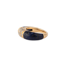 Charger l&#39;image dans la galerie, Bague Van Cleef &amp; Arpels, collection Philippine en or jaune et lapis-lazuli et diamants
