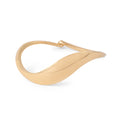 Bracelet jonc or jaune ondulé du Créateur Jacque Moniquet