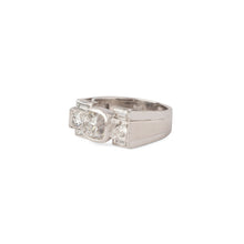 Charger l&#39;image dans la galerie, Bague platine Art déco et diamant
